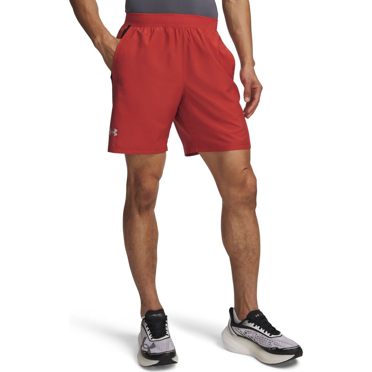 Under Armour Launch 7'' Shorts red reflective (635) S 1382620-635-SM