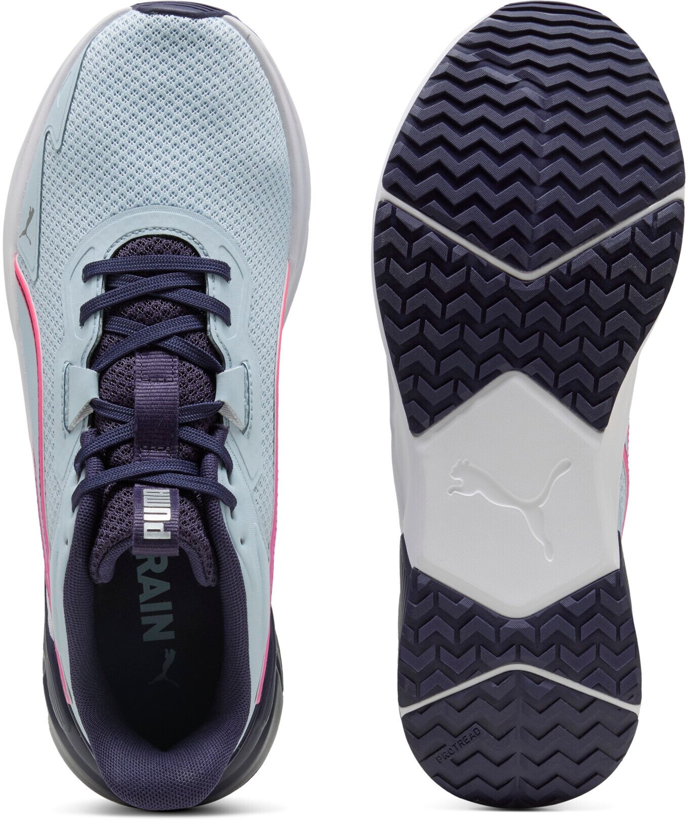 Trainingsschuh PUMA "DISPERSE XT 4", Damen, Gr. 38,5, Textil, lucite, pure pink, deep plum, Schuhe Trainingsschuh, Textil-Obermaterial, Gummilaufsohle mit PROTREAD-Technologie