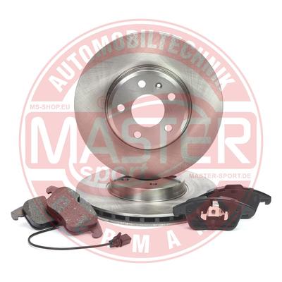 Master-sport Germany Bremsensatz, Scheibenbremse [Hersteller-Nr. 202501840] für Audi
