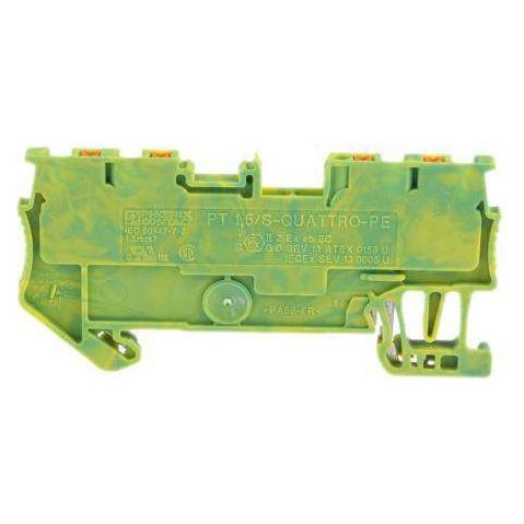 Phoenix Contact Term Block 1.5mm Quattro Spring Earth (3208333)