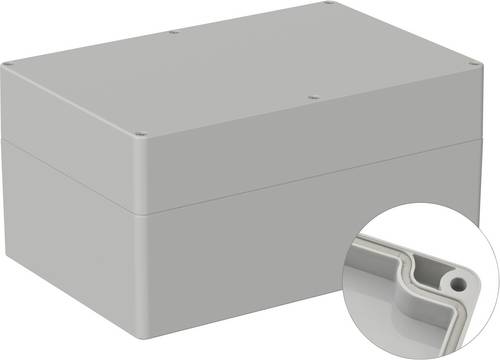 TRU COMPONENTS PC 240300 5U 5U240300 Outdoor-Gehäuse 240.3 x 160.3 x 120 Polycarbonat Lichtgrau (RAL 7035) 1St.