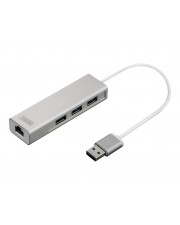 Assmann DIGITUS Hub 3 x SuperSpeed USB + 1 x 10/100/1000 Desktop (DA-70250-1)