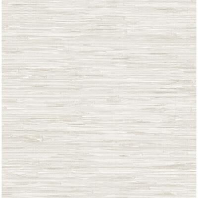 NuWallpaper Cream Faux Grassweave Peel & Stick Wallpaper - 216in x 20.5in x 0.025in