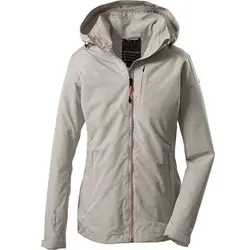 KILLTEC Damen Funktionsjacke mit abzippbarer Kapuze-Sveti WMN JCKT C, Größe 46 in Grau Grau
