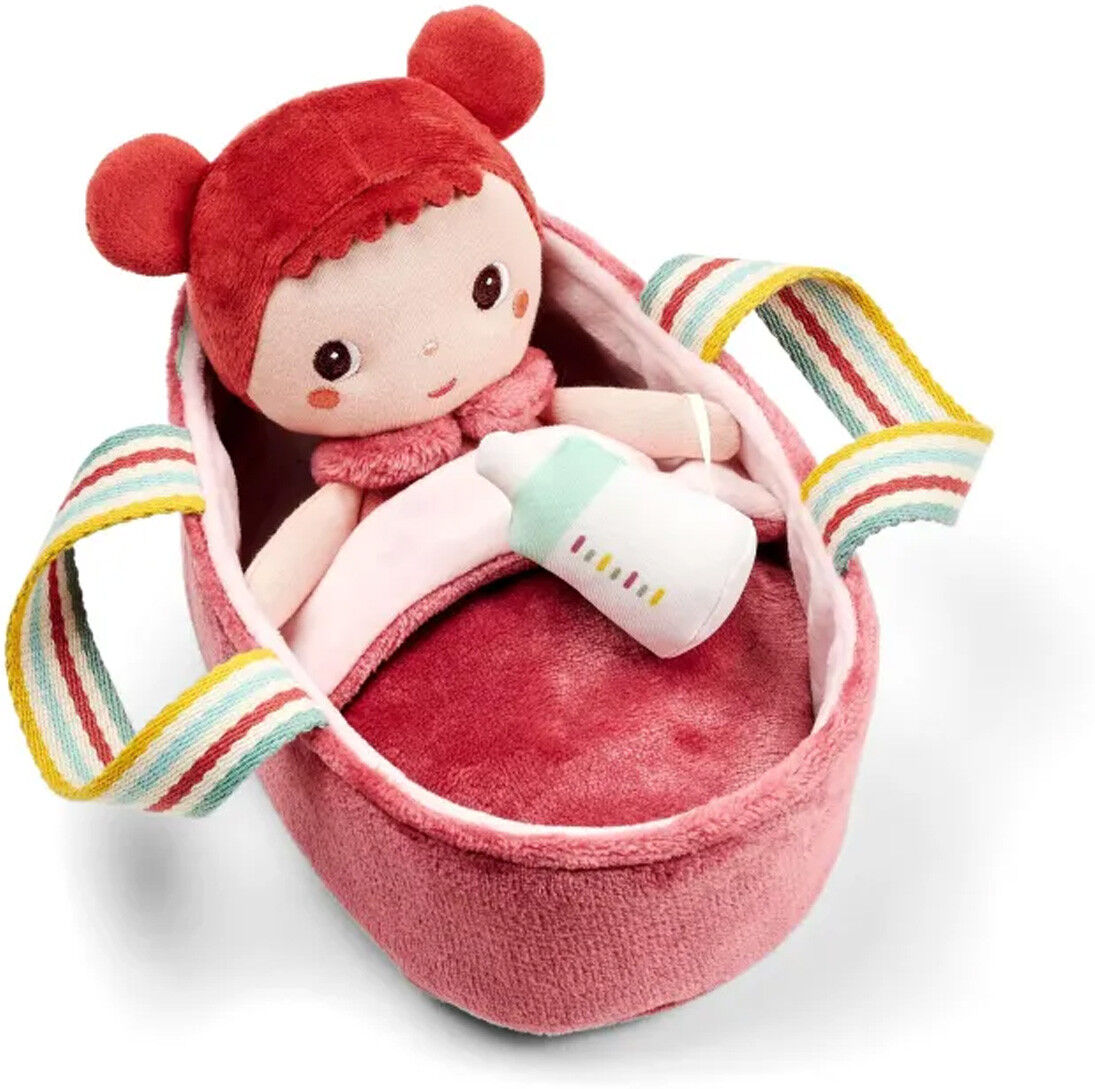 Bébé Mio 21 cm et son couffin - Lilliputiens