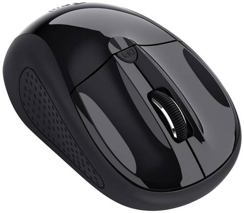 Trust BASICS Maus Funk Optisch Schwarz 4 Tasten 1600 dpi Integriertes Scrollrad