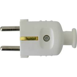 N & L 18386 Schutzkontaktstecker Kunststoff 230 V Weiß