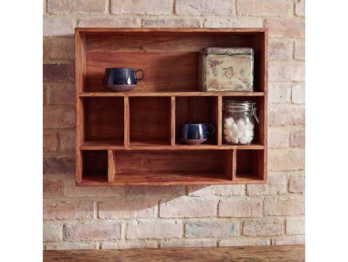 Etagère en bois de sal ciré