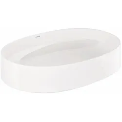 Kludi-RESA O Waschtisch oval, mattschwarz, 60 x 40 cm, Höhe 14 cm