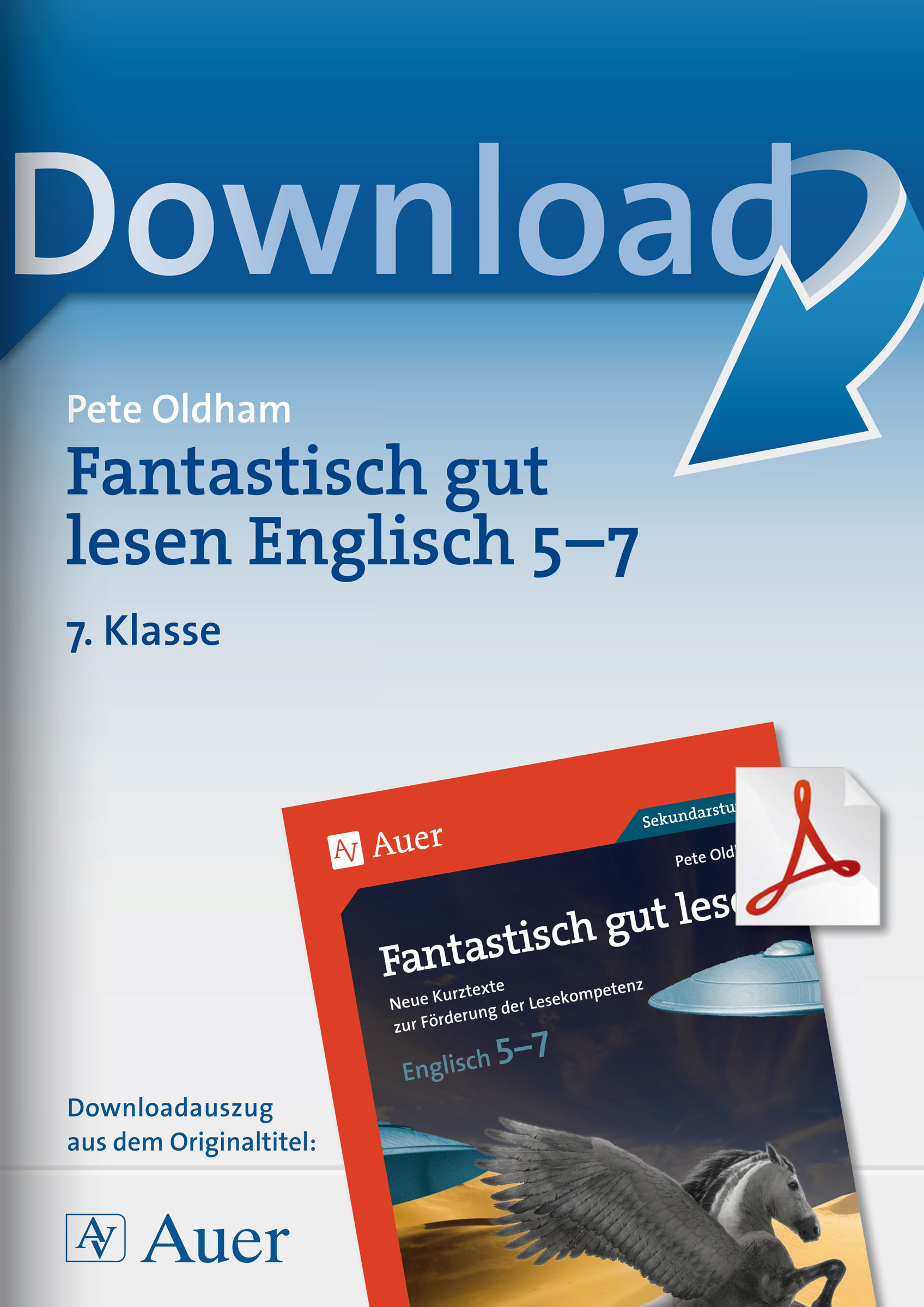 Auer Verlag Fantastisch gut lesen Englisch 5-7: 7. Klasse
