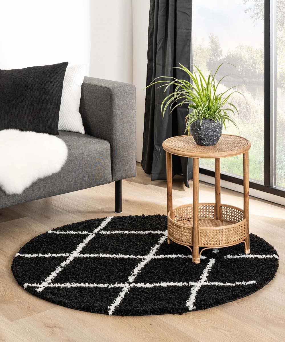 Boho&me Rond Berber vloerkleed - Jute - Scandinavisch design