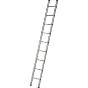 Krause Anlegeleiter Monto Sibilo, 120519, Länge 2,7m, aus Aluminium, mit 9 Sprossen
