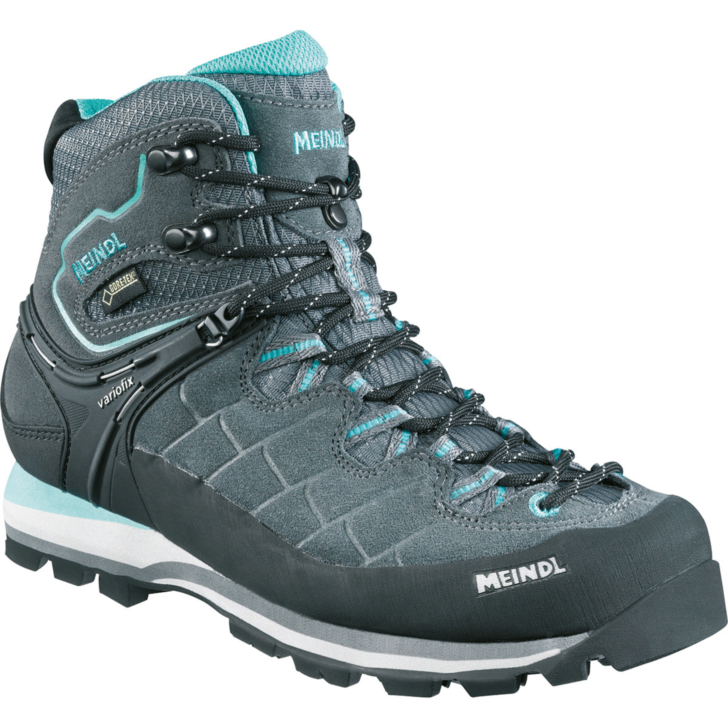 Meindl Litepeak GTX Damen Wanderschuhe grau Größe 37 Camping Wasserdicht