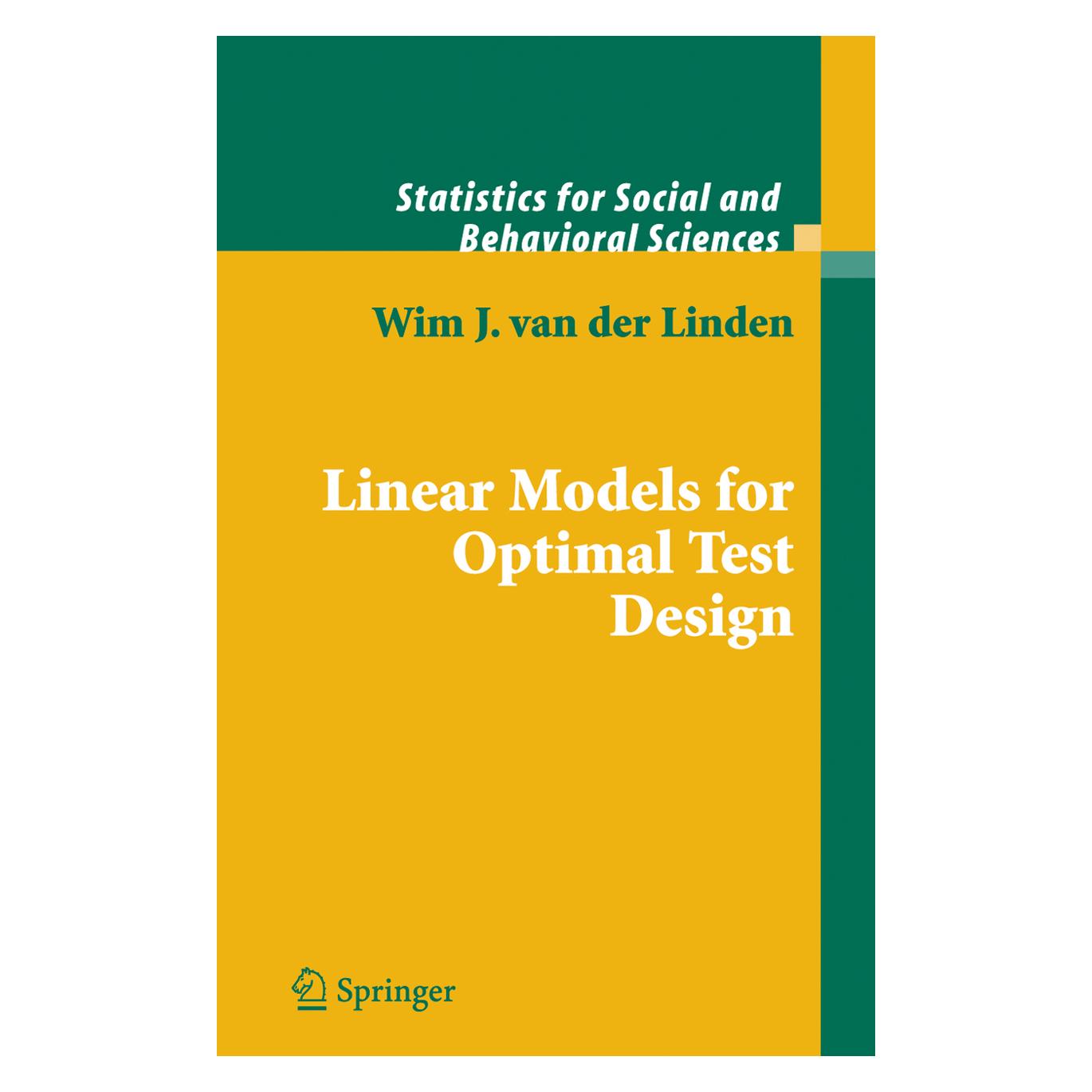 Springer Linear Models for Optimal Test Design (Englisch, Softcover, Wim J van der Linden, Wim J. van der Linden) (55382387)