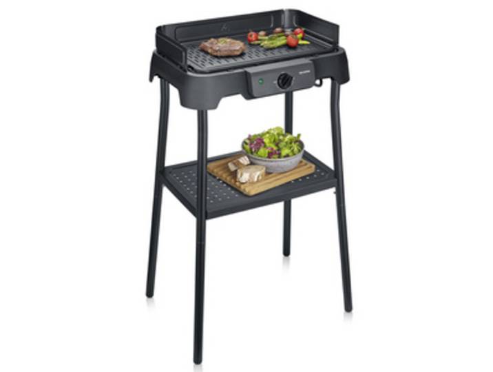 Barbecue électrique PG 8596, avec plaque de gril