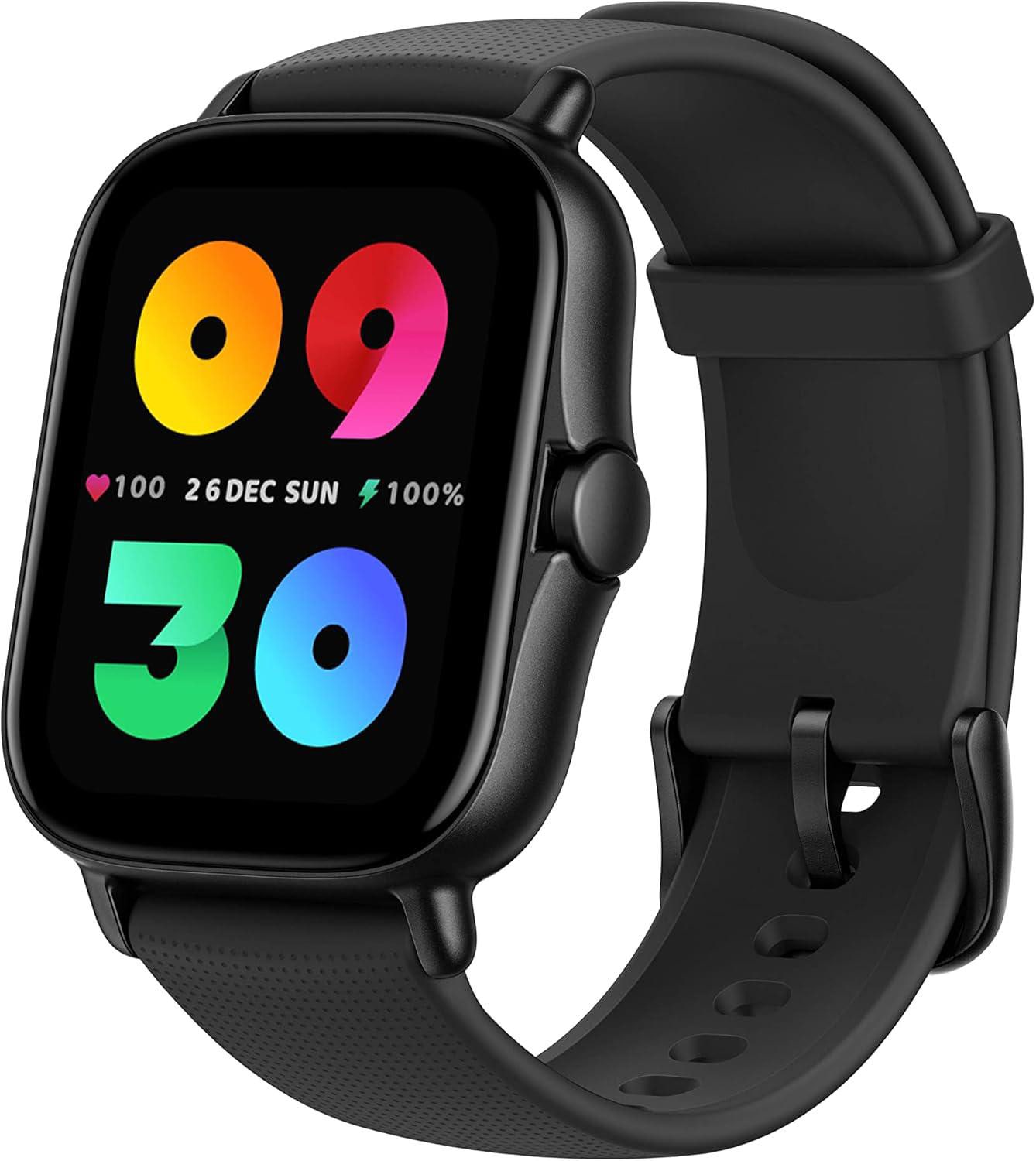 Amazfit GTS 2 Smartwatch 43 mm mit AMOLED-Display und GPS Midnight Black