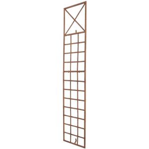 CLP Rankgitter Trigo, antik braun, zur Wandmontage, aus Metall, rechteckig, 40 x 198 cm