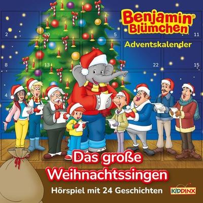 Benjamin Blümchen, Adventskalender: Das große Weihnachtssingen - Vincent Andreas, Audio, 4033694124406