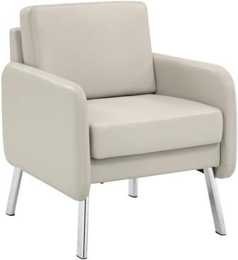 Office Star Products OSP Lounge Chair with Faux Leather