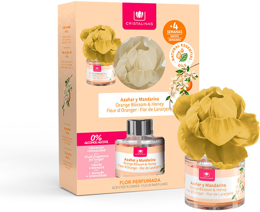 Cristalinas Profumato Flower deodorante per ambienti 0% #fiori d’arancio e mandarino
