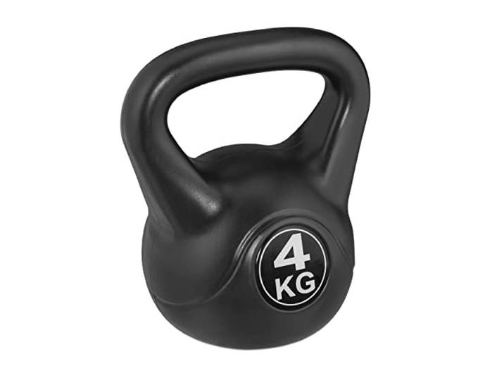 Kettlebell Relaxdays\, différentes tailles\, haltère boule en plastique\, noir Entraînement de fitness\, femmes et hommes\, haltère à balancier