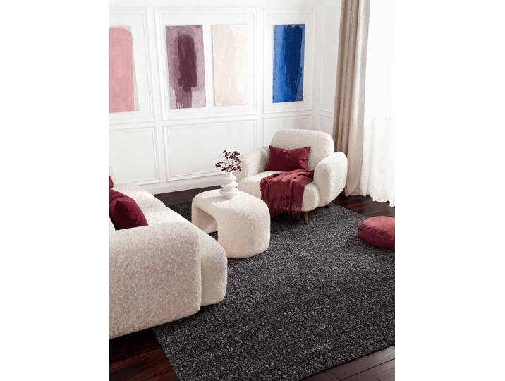 Tapis bouclé Portobello Gris/Gris foncé 120 x 170cm Polyester