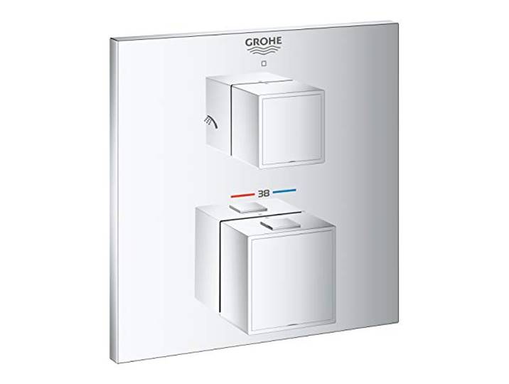 GROHE Grohtherm Cube Thermostatische mengkraan voor 2 uitgangen met geïntegreerde omstelling, 24154000
