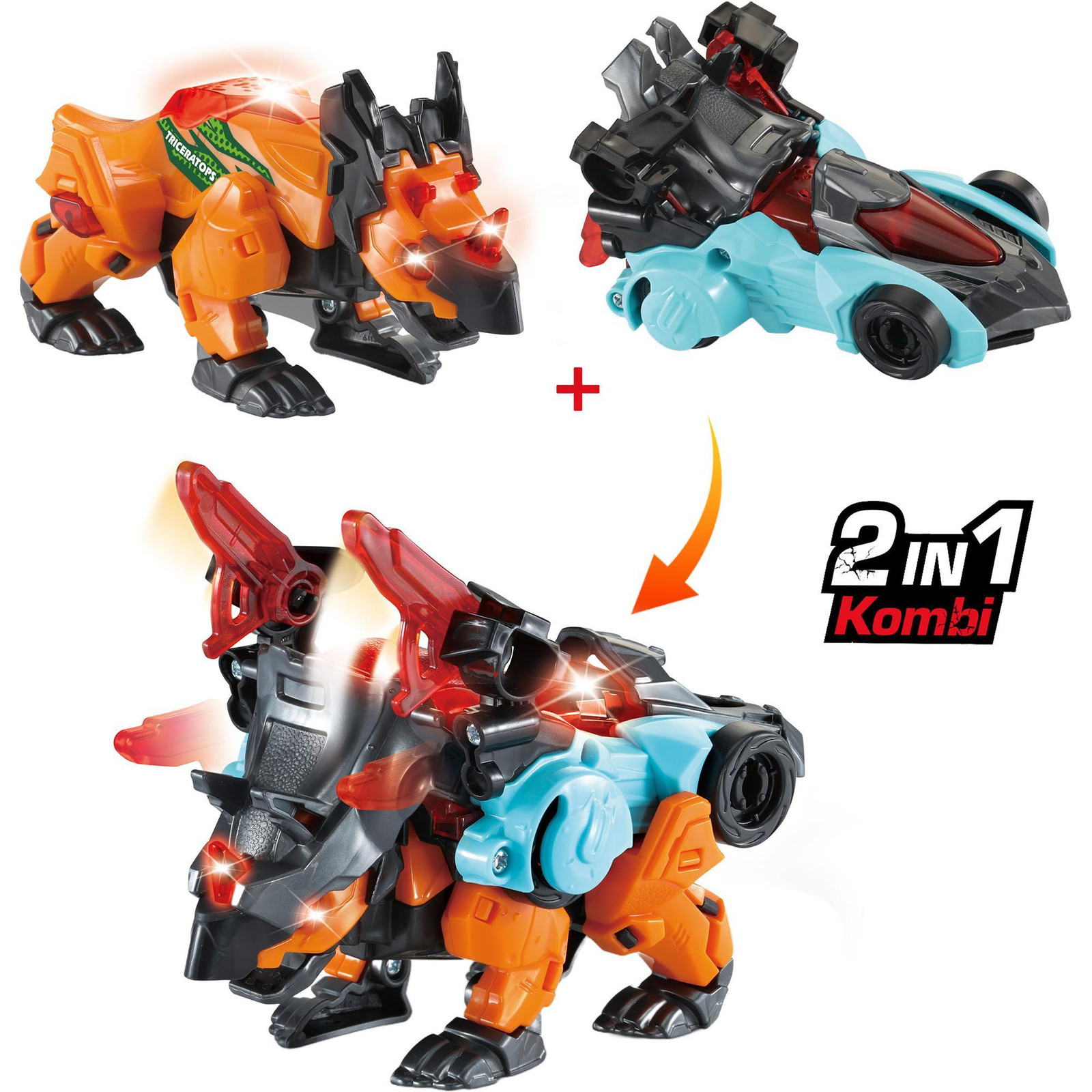Vtech Switch & Go Dinos Triceratops set