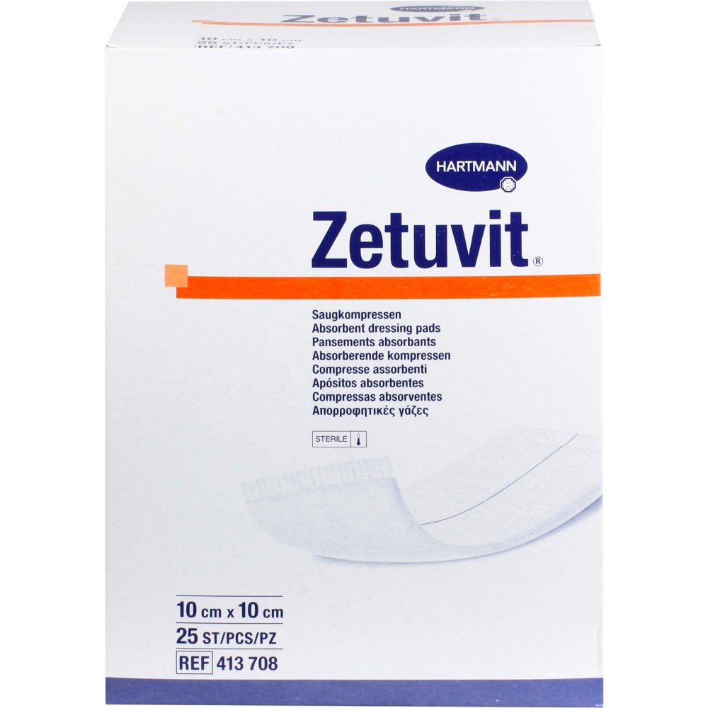 1001 Artikel Medical GmbH Zetuvit Saugkompressen steril 10x10 cm 09178633
