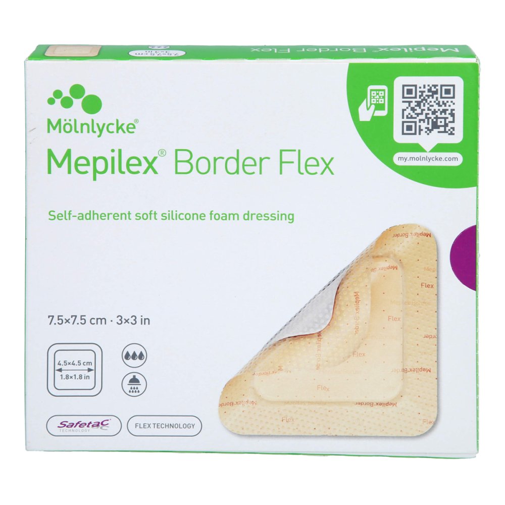 B2B Medical GmbH Mepilex Border Flex Schaumverb.haft.7,5x7,5 Cm 18290702