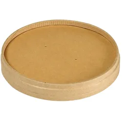 BioPak 400x DUNI Ronda Deckel Short 480 ml Braun