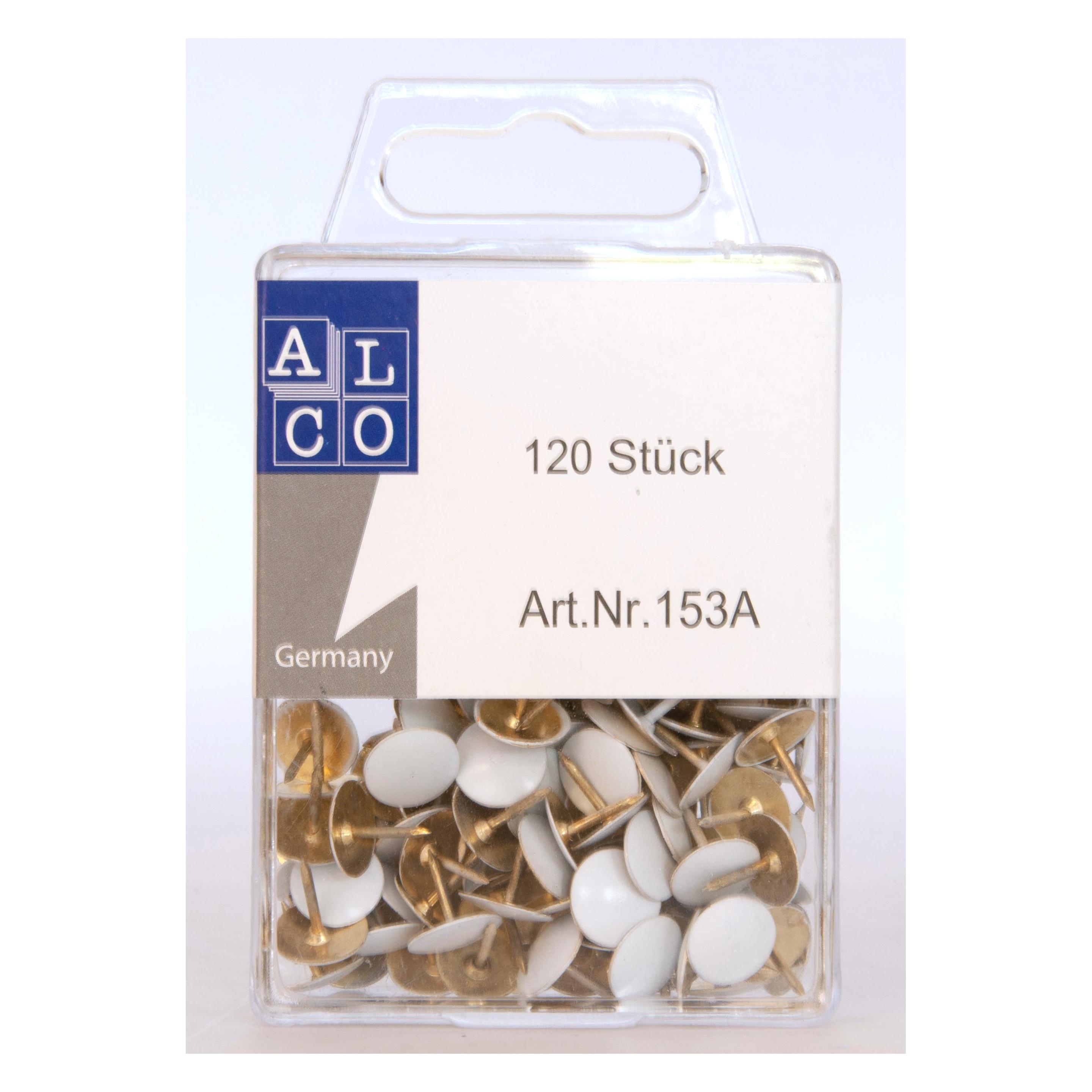 Alco Reissnägel weiss 9,5 mm (120 Stk., 9.50 mm) (153A)