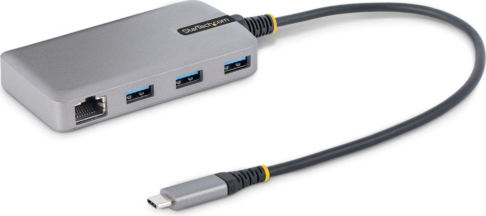 StarTech.com USB-C hub met 3 aansluitingen, Gigabit Ethernet en 3x USB-A poorten, 5Gbps, 5G3AGBB-USB-C-HUB