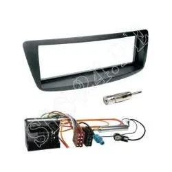 Autoradio 1-DIN Einbaurahmen Radioblende+Adapterkabel Einbauset für Citroën C...