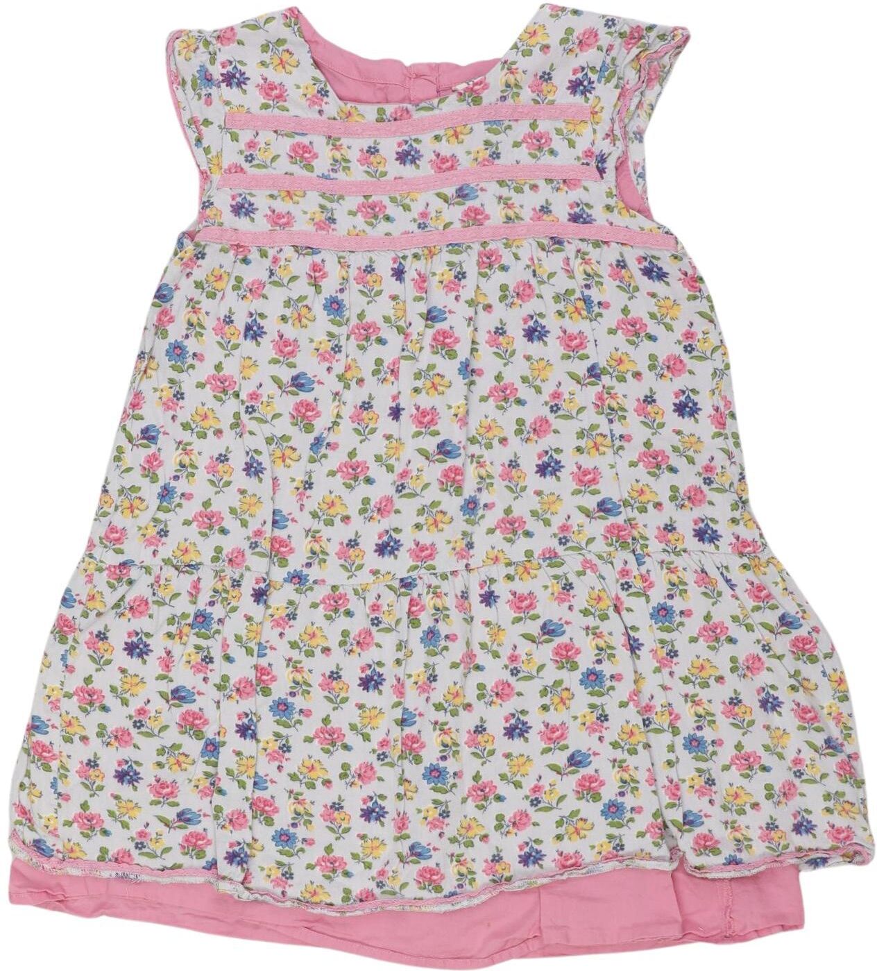 Boden Mädchen Kleid, Mehrfarbig, Gr. EU 128, Baumwolle - Second Hand