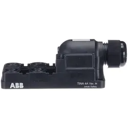 ABB Tina4A DYNlink Anschlussblock mit 4 M12-Buchsen für Sensoren Kabeldurchmesser 7 ... 12 mm 2TLA020054R0300