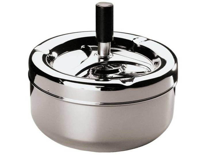 Aschenbecher Paderno Grau Metall D 13 cm