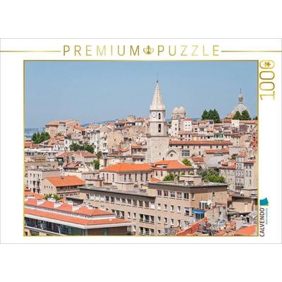 CALVENDO Puzzle Blick auf den Stadtteil Le Panier | 1000 Teile Lege-Größe 64x48cm Foto-Puzzle für glückliche Stunden