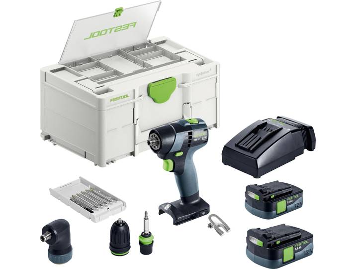 Perceuse-visseuse sans fil Festool TXS 12\, kit 2\,5 576874