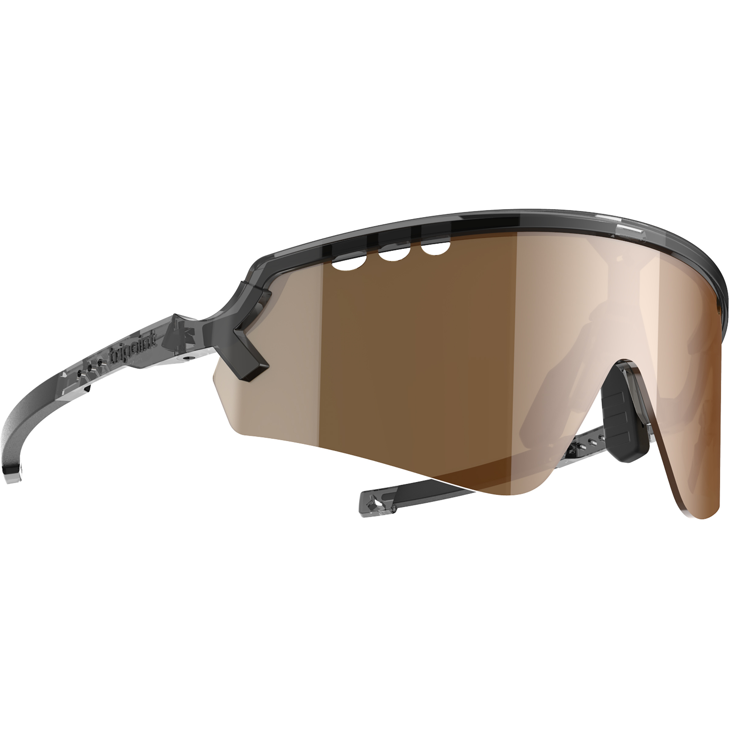 Tripoint 007 Chobe Tri-x Polarized Sportbrille Sportbrillen & Sportsonnenbrillen schwarz Trailrunning | Mountainbike | Rennrad