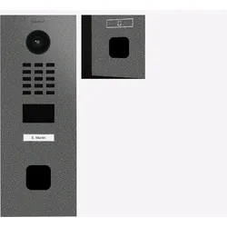 DoorBird D2101FV EKEY sLine IP Video Türsprechanlage DB 703, Edelstahl, pulverbeschichtet, seidenmatt