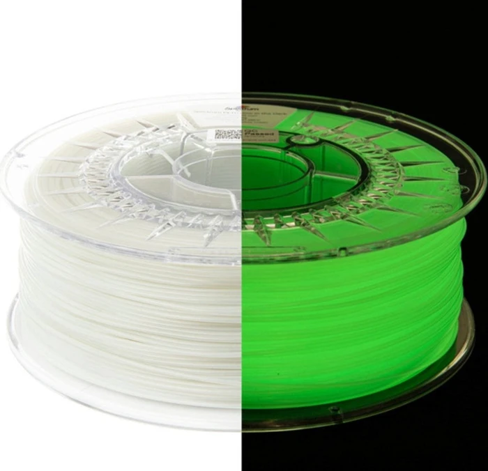 Filament Spectrum PLA Glow In The Dark 1.75mm Yellow-Green 1Kg