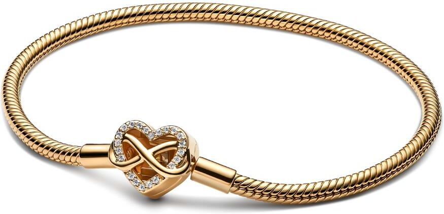 Pandora Schlangenarmband für Damen Unendlichkeit, IP Gold gold