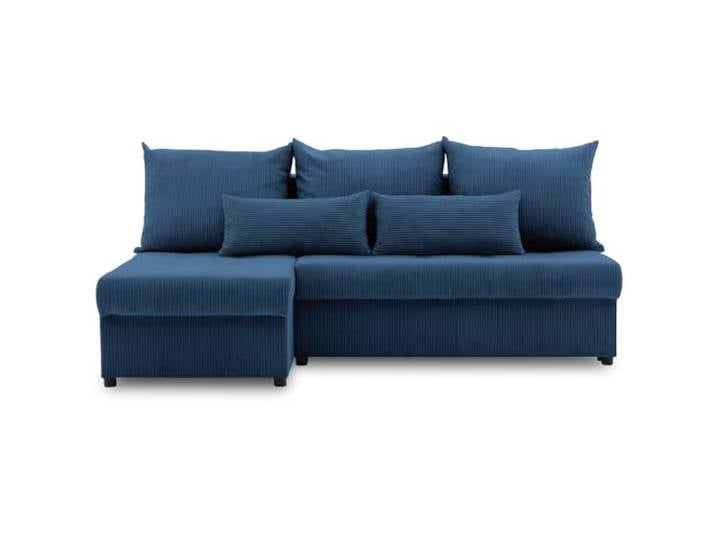 Mebligo ECKSOFA MIT SCHLAFFUNKTION Venezia, Dunkelblau