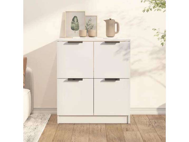 Buffet - MOTHINESSTO - MothinesstoLY0996 - Bois d'ingénierie - 60x30x70 cm - Blanc