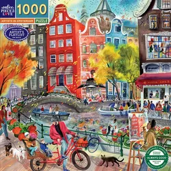 Puzzle mit 1.000 Teilen - Artists in Amsterdam