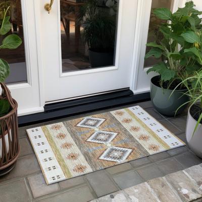Addison Rugs Machine Washable Indoor/ Outdoor Global Chennai Chantille Rug