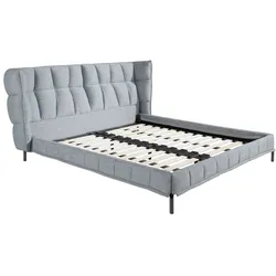 AC ANGEL CERDA Angel Cerdá Leicht bläulich-graues Stoffbett 7211C 239 x 234 x 109