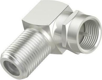 Hama Vrouwtjesconnector Type F 90 graden 00205226