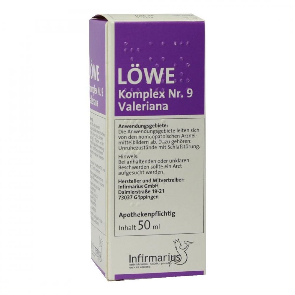 Infirmarius GmbH Löwe Komplex Nummer 9 Valeriana Tropfen 00118397